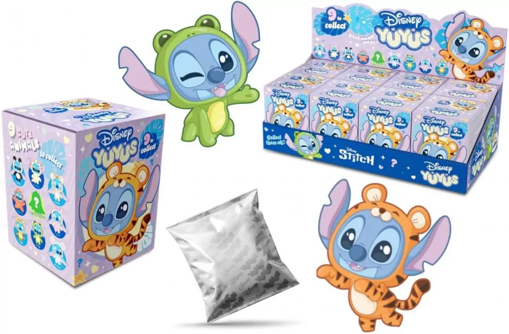 Disney YuYus Stitch 12cm MIX - tantis.pl