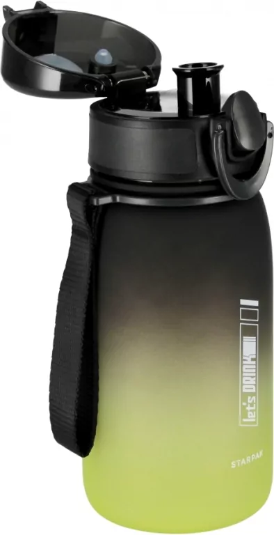 Bidon 400ml. Ombre green-black - tantis.pl