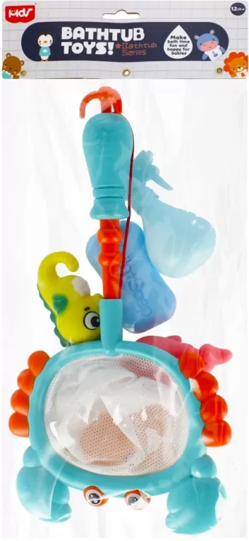 Zabawka do kąpieli Krab z siatką 499214 Mega Creative - tantis.pl