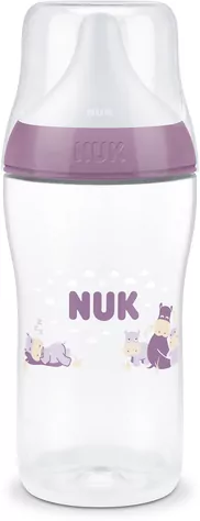 NUK. Perfect Match. Butelka z silikonowym smoczkiem. 260 ml. Hippo - tantis.pl