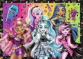 Puzzle 4w1 Elektryzujący dzień Monster High TREFL - tantis.pl