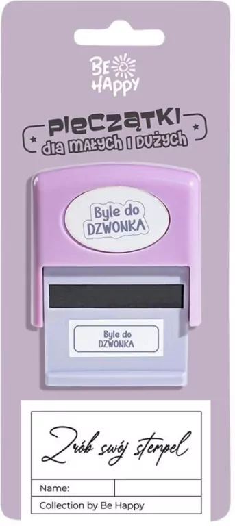 Pieczątka z napisem - Byle do Dzwonka - tantis.pl