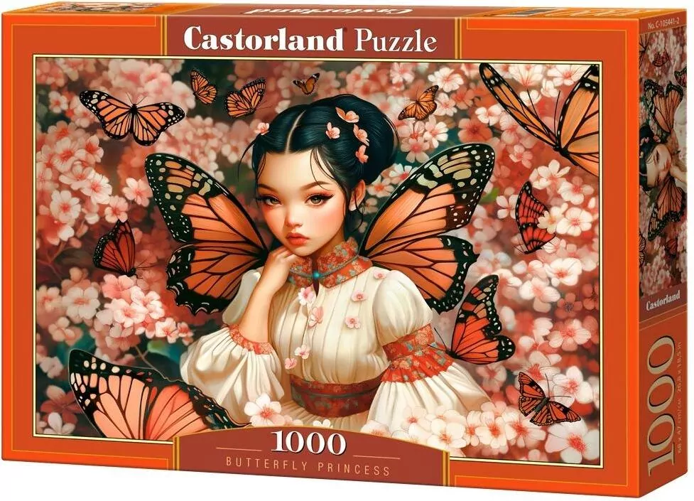 Puzzle 1000 Butterfly Princess CASTOR - tantis.pl