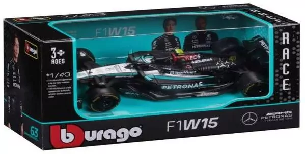 Mercedes-Amg Petronas F1 Team 1:43 BBURAGO - tantis.pl