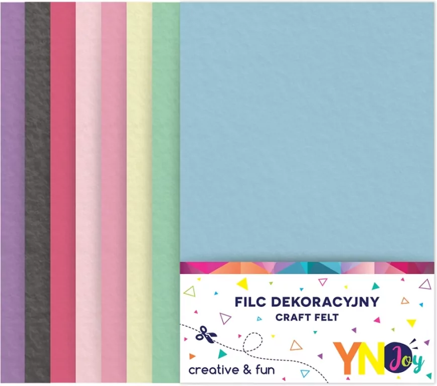 Filc dekoracyjny Pastel 8 kolorów - tantis.pl