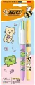 Długopis 4 Colors Kawaii mix+zakreślacz żółty BIC - tantis.pl