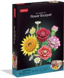 Puzzle 3D Duży bukiet kwiatów