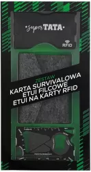 Karta survivalowa oraz etui na karty dla Taty