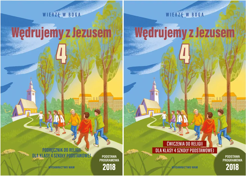 Pakiet: Wędrujemy z Jezusem. Wierzę w Boga. Podręcznik / Ćwiczenia do religii dla klasy 4 szkoły podstawowej - tantis.pl