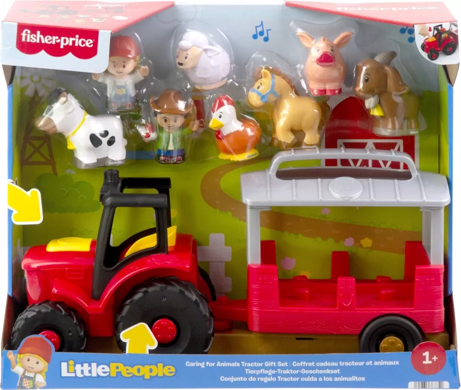Little People Traktor Opieka nad zwierzątkami - tantis.pl