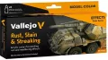 Vallejo: 70.183 - Model Color - Effects - Rust, Stains & Streaking (8 x 18 ml) - tantis.pl
