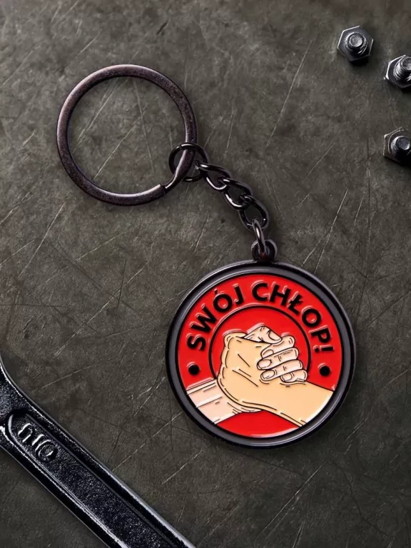 Brelok Swój chłop - tantis.pl