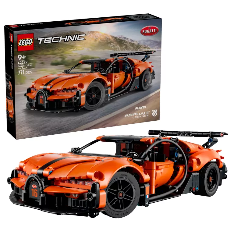 LEGO® Technic. Hipersamochód Bugatti Chiron 42222 - tantis.pl