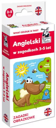 Kapitan Nauka. Angielski 3-5 lat. Zagadki - tantis.pl