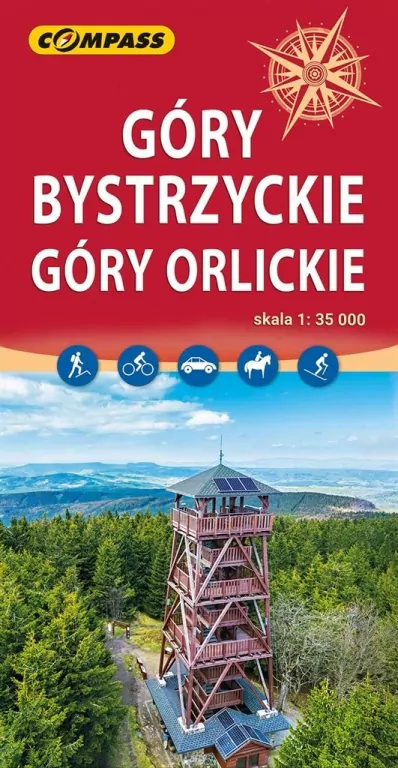 Mapa - Góry Bystrzyckie, Góry Orlickie 1:35 000 - tantis.pl