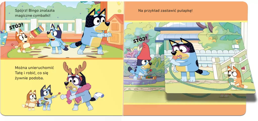 W co się pobawimy? Bluey. Książka z okienkami - tantis.pl
