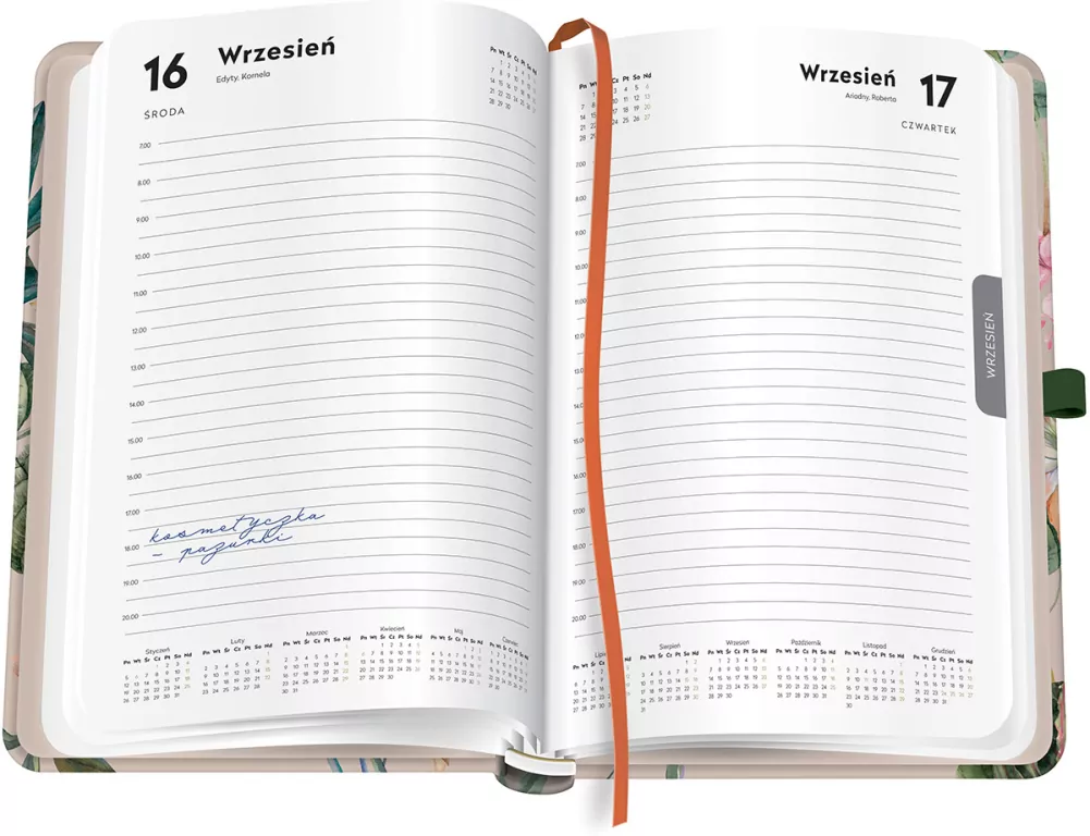 Kalendarz nauczyciela 2026/27 B5 Orchids - tantis.pl