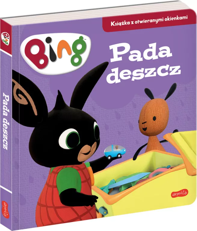 Bing. Pada deszcz. Książka z otwieranymi okienkami - tantis.pl