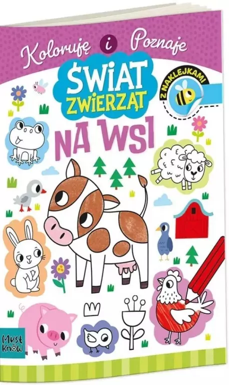 Kolorowanka a4 świat zwierząt - na wsi - tantis.pl
