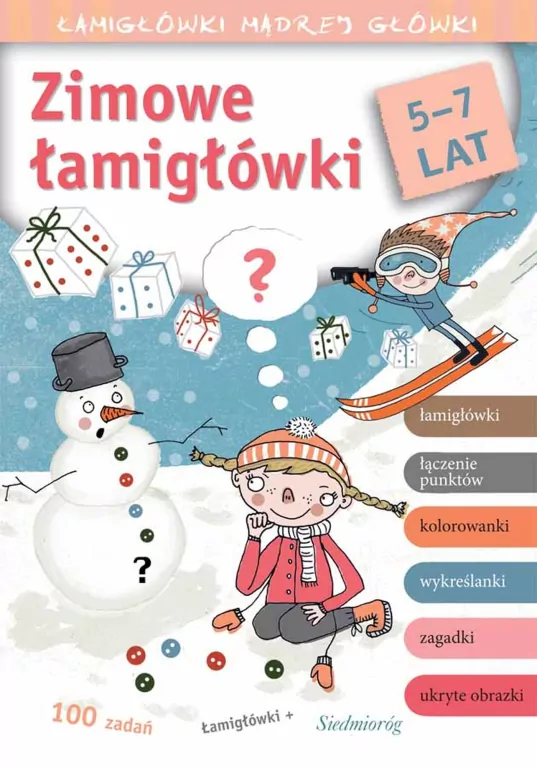 Zimowe łamigłówki. Łamigłówki mądrej główki - tantis.pl