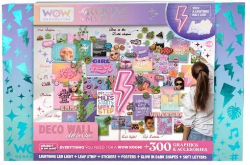 Zestaw do dekorowania pokoju WOW - tantis.pl