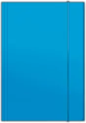 Teczka A4 z gumką. Plus Top. Błękitna