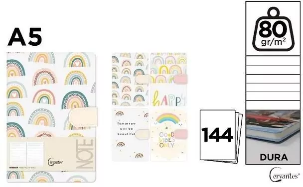 Notatnik A5/144K MIX - tantis.pl