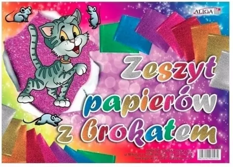 Zeszyt papierów z brokatem B4 - tantis.pl