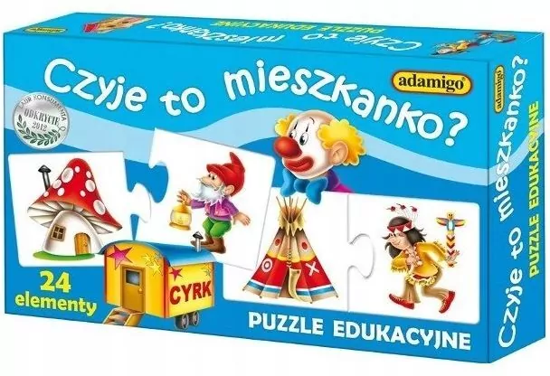Czyje to mieszkanko? 24 elementy - tantis.pl