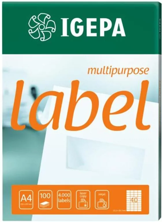 Etykiety A4, 70x25,4 Label, 3300 sztuk - tantis.pl