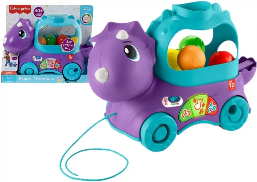 Dinuś Podskakujące piłeczki Fisher-Price - tantis.pl