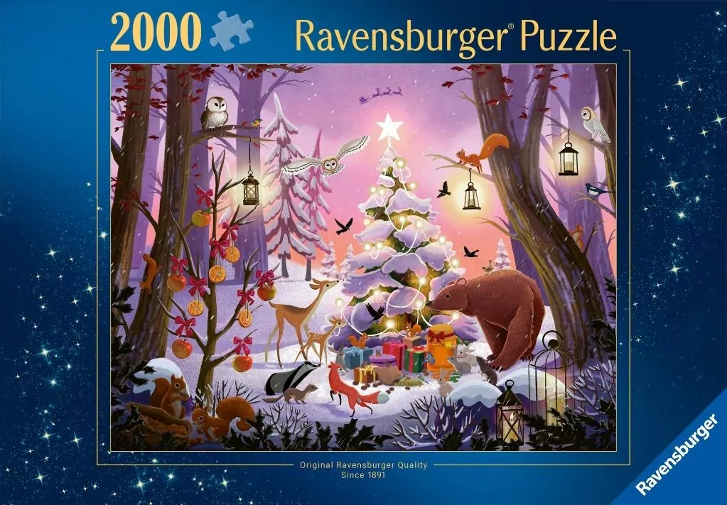 Puzzle 2D: Święta w lesie 2000el - tantis.pl