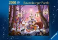 Puzzle 2D: Święta w lesie 2000el - tantis.pl