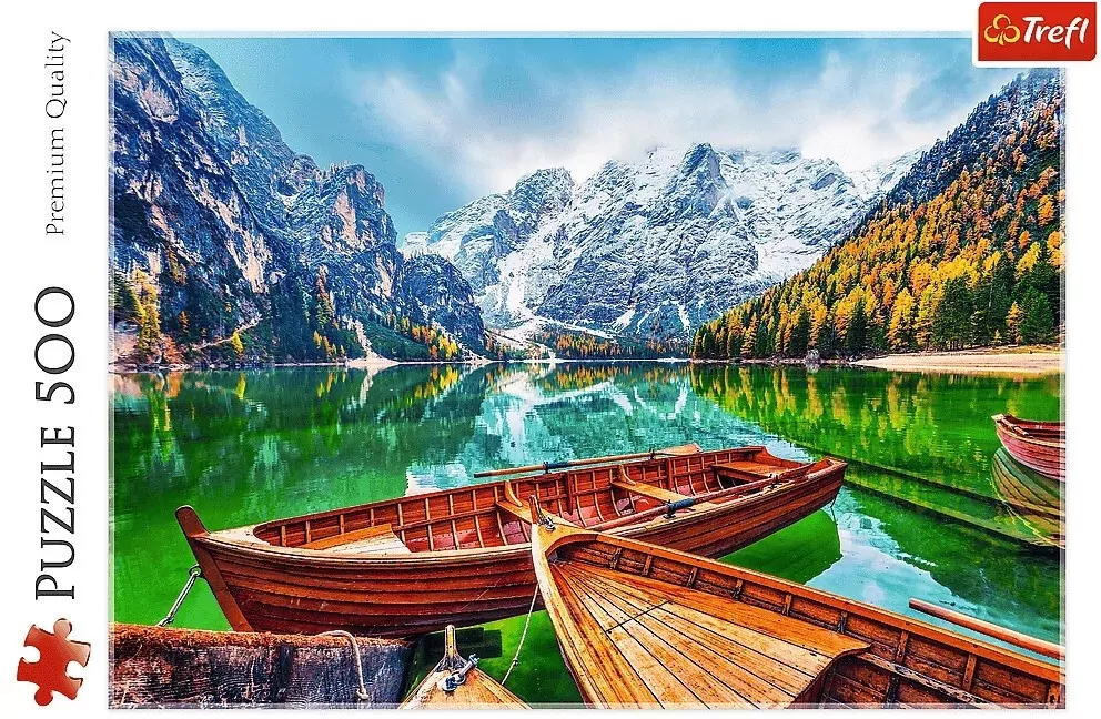 Puzzle 500. Jezioro Braies, Włochy - tantis.pl