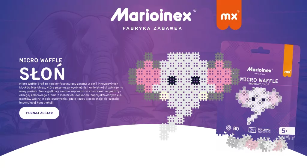 Micro Waffle 80. Słoń - tantis.pl
