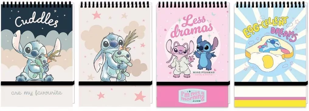 Kołonotes Stitch. A6/96K kratka. 10 sztuk - tantis.pl