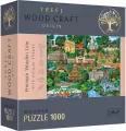 Puzzle drewniane 1000. Francja - znane miejsca - tantis.pl