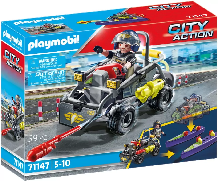Quad terenowy jednostki specjalnej. City Action 71147 - tantis.pl