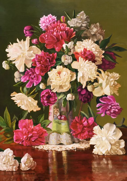 Puzzle 500. Beautiful Pheonies - tantis.pl
