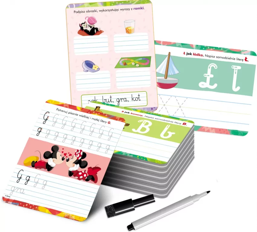 Disney Uczy. Litery. Karty - tantis.pl