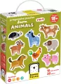 Progressive Puzzles. Farm Animals 18m+ - tantis.pl