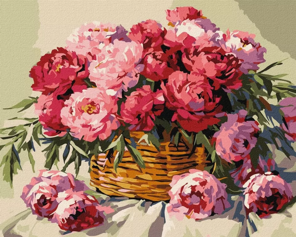 Malowanie po numerach - Melodia kwitnienia 40x50cm - tantis.pl