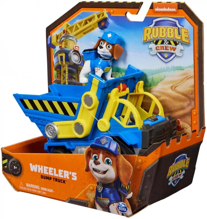 Pojazd Psi. Patrol Rubble i jego Ekipa Wheeler - tantis.pl