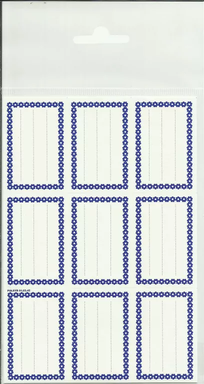 Paczka naklejki na zeszt MB1 2 sztuki - tantis.pl