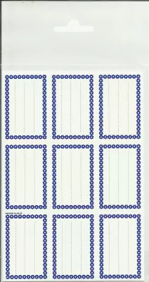 Paczka naklejki na zeszt MB1 2 sztuki