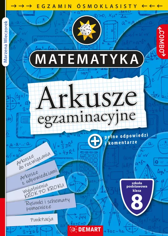 Arkusze egzaminacyjne Matematyka dla 8-klasisty - tantis.pl