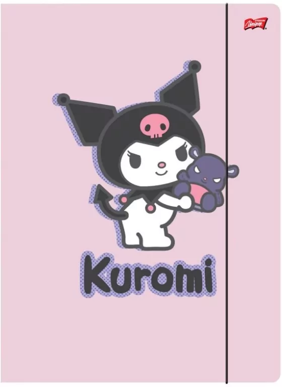 Teczka z gumką A4 300 g/m2. Kuromi Violet - tantis.pl