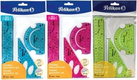 Komplet geometryczny elastyczny PELIKAN - tantis.pl