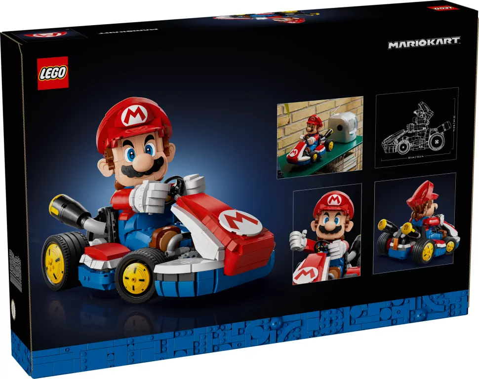 LEGO® Super Mario. Mario Kart™: Mario i Standard Kart 72037 - tantis.pl