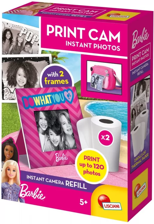 Lisciani. Barbie rolki do aparatu, 2 sztuki - tantis.pl